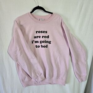 Gildan Light Pink Women's Crew Neck Sweater